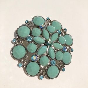 Turquoise brooch